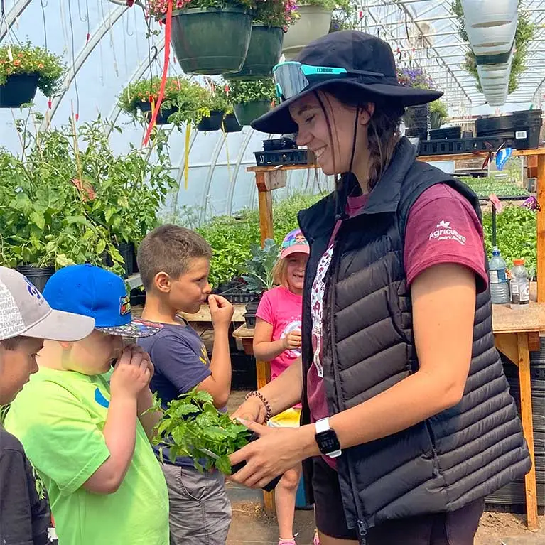 Our educational hands-on field trips are a great opportunity to educate young minds about how things grow!